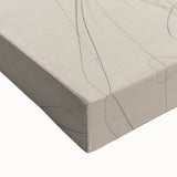 Abstract figurative stretched canvas artwork showcasing vibrant colors and dynamic shapes, ideal for modern home decor. Perfect for adding a creative touch to any space.