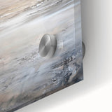 Abstract landscape wall art design featuring vibrant colors and intricate textures, created with acrylic glass, perfect for modern home decor accents.