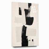 Abstract minimalist wall art displayed in a sleek acrylic frame, showcasing a vibrant color palette and geometric patterns, perfect for modern home decor. This artistic piece enhances any wall space with its unique design and contemporary style.