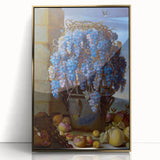 Baroque Still Life with Grapes: Elegant Rococo Wall Art