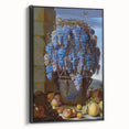 Baroque Still Life with Grapes: Elegant Rococo Wall Art
