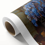 Baroque Still Life with Grapes: Elegant Rococo Wall Art