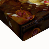 Baroque Still Life with Grapes: Elegant Rococo Wall Art