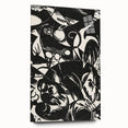 Dynamic Black & White Expressionist Wall Art - Abstract Animal Design