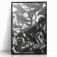 Dynamic Black & White Expressionist Wall Art - Abstract Animal Design