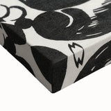 Dynamic Black & White Expressionist Wall Art - Abstract Animal Design