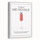 Extra large framed canvas of vintage poster art featuring colorful food and drinks imagery on a black background.