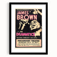 James Brown Retro Wall Art – Vintage 1971 Paramount Concert Print