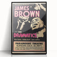 James Brown Retro Wall Art – Vintage 1971 Paramount Concert Print