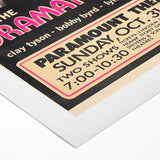 James Brown Retro Wall Art – Vintage 1971 Paramount Concert Print