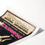 James Brown Retro Wall Art – Vintage 1971 Paramount Concert Print