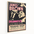 James Brown Retro Wall Art – Vintage 1971 Paramount Concert Print