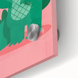 Children’s Wall Decor – Playful Crocodile Illustration for Kids