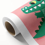 Children’s Wall Decor – Playful Crocodile Illustration for Kids