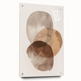 Framed Dining Room Prints – Earthy Brown and Beige Abstract Art