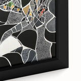 Modern Abstract Mosaic Living Room Wall Art - Large Canvas Print