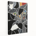 Modern Abstract Mosaic Living Room Wall Art - Large Canvas Print