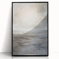 Framed abstract landscape wall art featuring vibrant colors and intricate details, set against a sleek black frame, ideal for modern home decor.