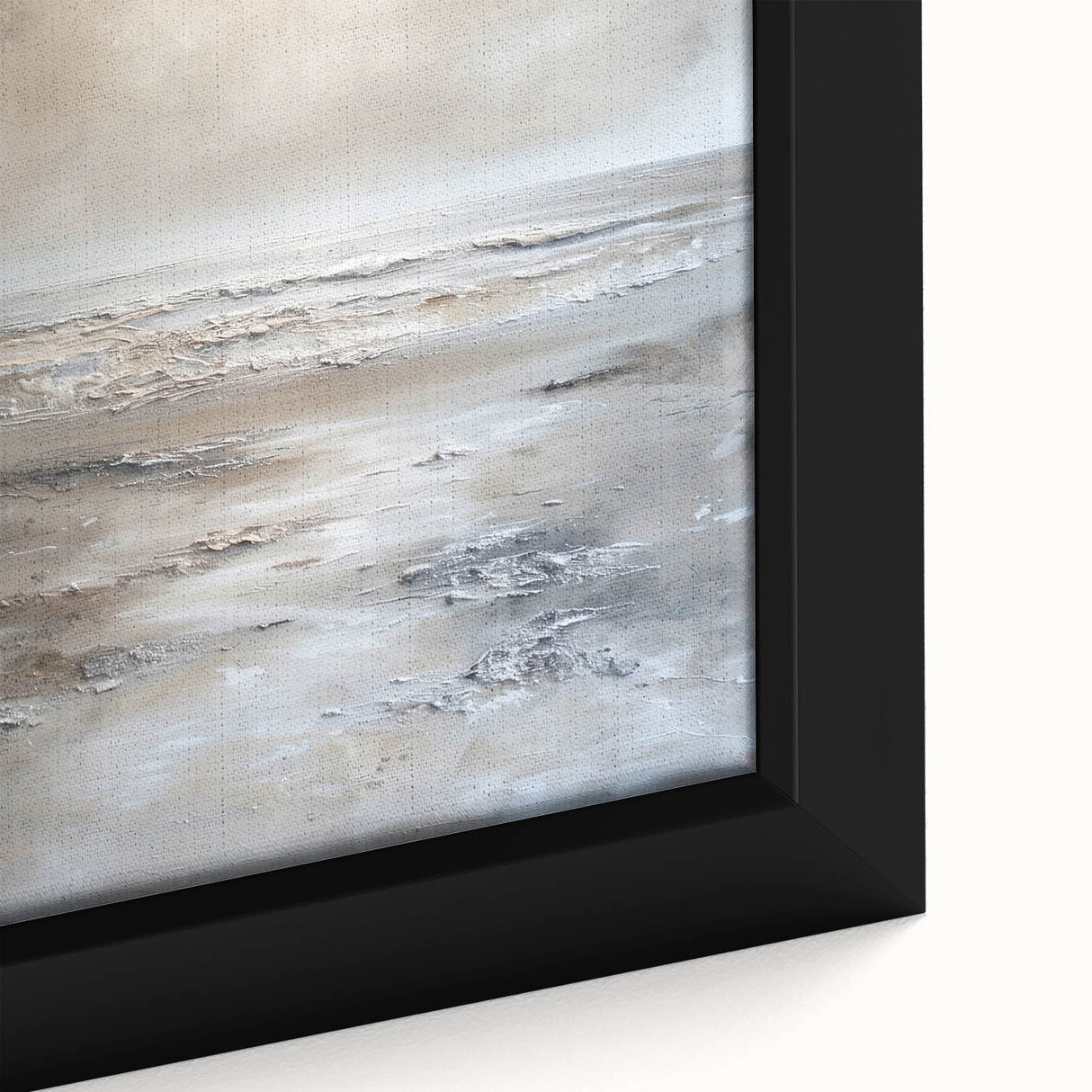 Abstract landscape wall art featuring vibrant colors and intricate textures, framed canvas showcasing modern design elements that enhance any interior decor.