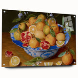 Baroque Still Life with Citrus - Classic and Elegant Rococo Art