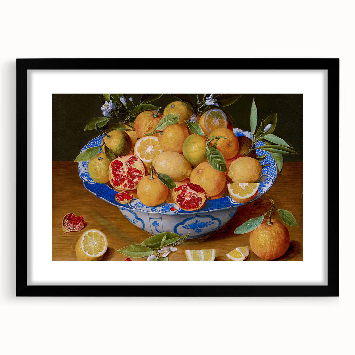 Baroque Still Life with Citrus - Classic and Elegant Rococo Art