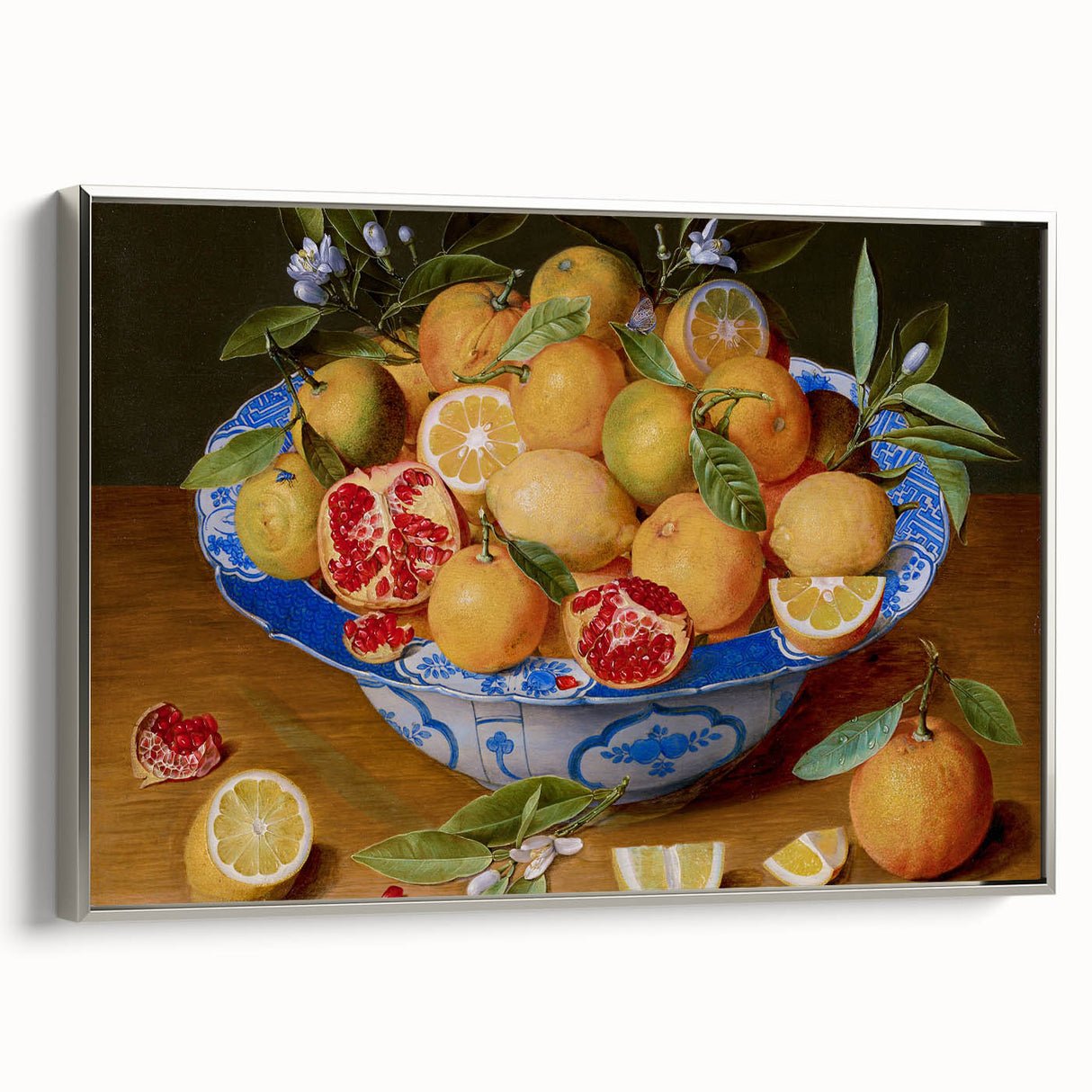 Baroque Still Life with Citrus - Classic and Elegant Rococo Art