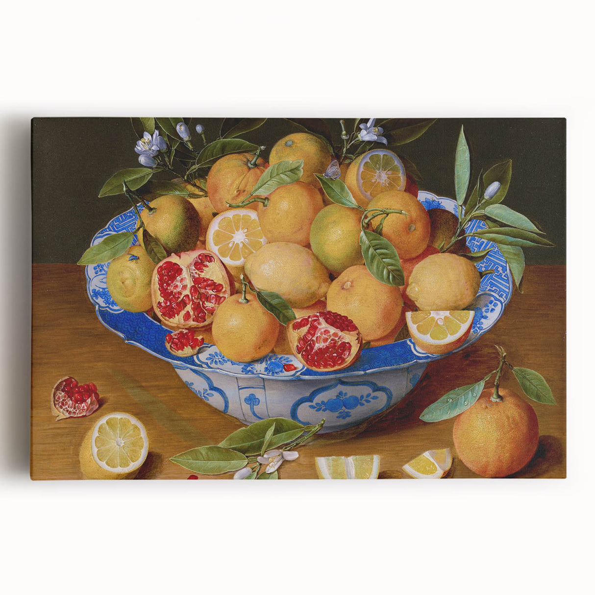 Baroque Still Life with Citrus - Classic and Elegant Rococo Art