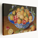 Baroque Still Life with Citrus - Classic and Elegant Rococo Art