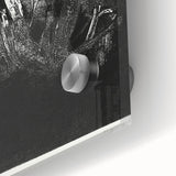 Moody Black & White Expressionist Wall Art - Abstract Tree Design