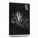 Moody Black & White Expressionist Wall Art - Abstract Tree Design