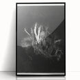 Moody Black & White Expressionist Wall Art - Abstract Tree Design