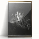 Moody Black & White Expressionist Wall Art - Abstract Tree Design