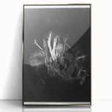 Moody Black & White Expressionist Wall Art - Abstract Tree Design