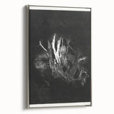 Moody Black & White Expressionist Wall Art - Abstract Tree Design