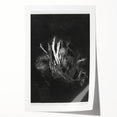 Moody Black & White Expressionist Wall Art - Abstract Tree Design