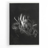 Moody Black & White Expressionist Wall Art - Abstract Tree Design