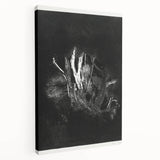 Moody Black & White Expressionist Wall Art - Abstract Tree Design