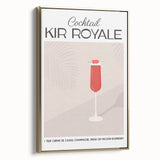 Framed canvas wall art featuring a vintage poster of a landscape, with dominant black tones, ideal for bedroom decor.