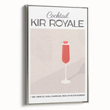 Framed canvas showing a vintage poster of a colorful landscape, ideal for enhancing a dining room ambiance.