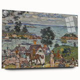 Gloucester Harbor by Prendergast: Colorful Coastal Impressionist Wall Art