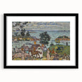 Gloucester Harbor by Prendergast: Colorful Coastal Impressionist Wall Art