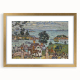 Gloucester Harbor by Prendergast: Colorful Coastal Impressionist Wall Art