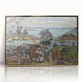 Gloucester Harbor by Prendergast: Colorful Coastal Impressionist Wall Art