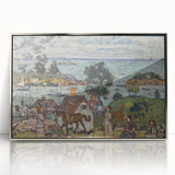 Gloucester Harbor by Prendergast: Colorful Coastal Impressionist Wall Art