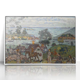 Gloucester Harbor by Prendergast: Colorful Coastal Impressionist Wall Art