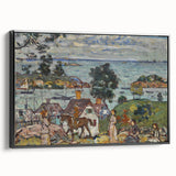 Gloucester Harbor by Prendergast: Colorful Coastal Impressionist Wall Art