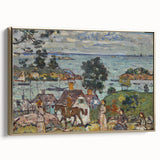 Gloucester Harbor by Prendergast: Colorful Coastal Impressionist Wall Art
