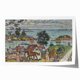 Gloucester Harbor by Prendergast: Colorful Coastal Impressionist Wall Art