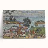 Gloucester Harbor by Prendergast: Colorful Coastal Impressionist Wall Art