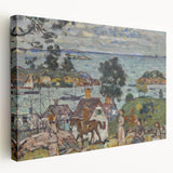 Gloucester Harbor by Prendergast: Colorful Coastal Impressionist Wall Art